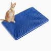 Cat Litter Mat; Kitty Litter Trapping Mat; Double Layer Mats with MiLi Shape Scratching design; Urine Waterproof; Easy Clean; Scatter Control 21" x 14