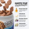 Calming Chews for Dogs Dog Anxiety Relief Promote Relaxation Dog Calming Chews with Melatonin for Dogs Chamomile Magnesium Citrate 90 Soft Chews Chick