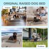 50"D x 31"W x 8"H Dog Bed Gray