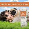 Natural Ear Mite Treatment for Dogs Cats Pet Ear Mites Infection Cleaner Treat Inaccessible Areas Prevent Infections NOT for Cats Under 13 LBS and Pup