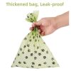 255 bags in 17 volumes Portable pet waste bag Environmental poop bag Portable biodegradable pet waste bag outdoor pet poop collection bag easy to carr