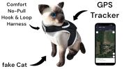 Easy to Use Mini Waterproof GSM GPRS GPS Pet Tracker SMS Detail Report Size:L