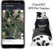 Realtime Pet Tracking w/ Pet Tracker GSM GPS Collars for Dogs Waterproof Size:XS