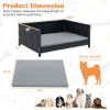 Indoor Outdoor Pet Bed for Medium Small Dogs Cats