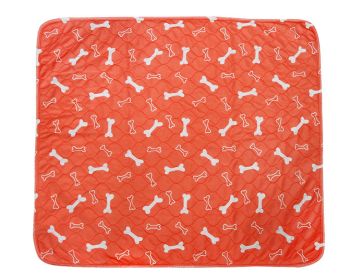 Three-layer Waterproof Pet Absorbent Pad (Option: Orange-L)