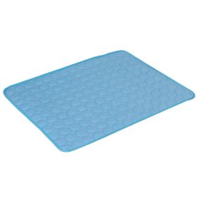 Pet Summer Cat And Dog Sofa Mat (Option: Blue Edging-S50*40cm)